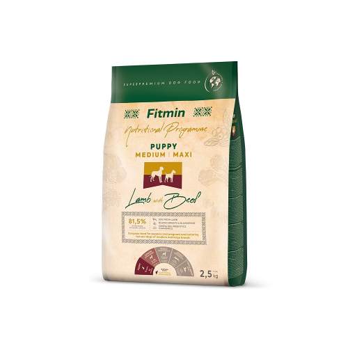 Fitmin Dog Medium/Maxi Puppy Lamb With Beef 2,5 kg