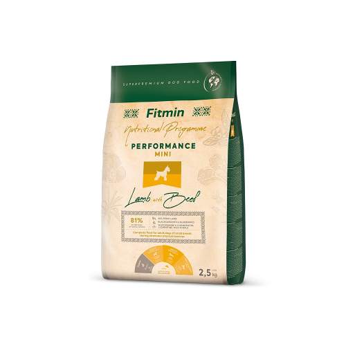 Fitmin dog mini performance lamb beef - 2,5 kg