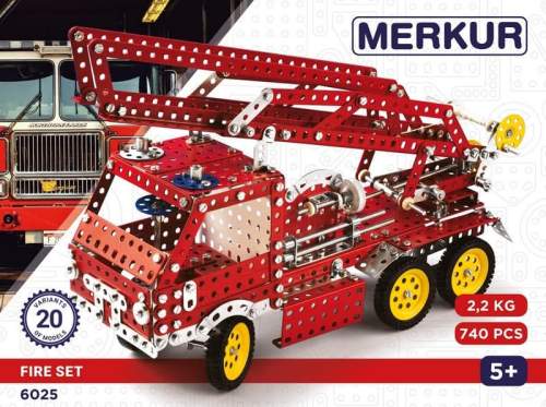 Merkur 6025 Fire Set 740 dílů