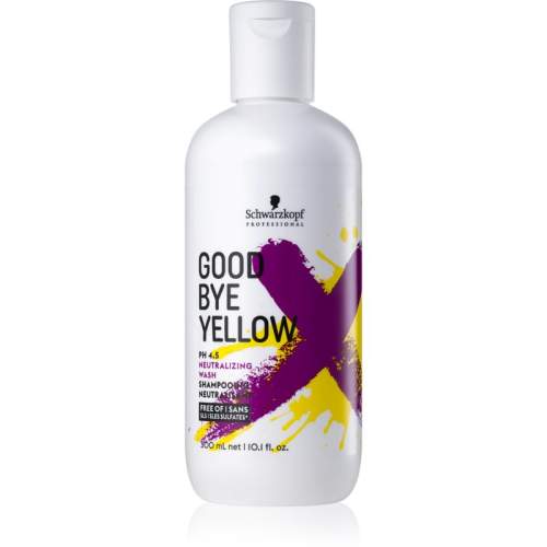 Schwarzkopf Professional Goodbye Yellow pH 4.5 Neutralizing Wash 300 ml šampon pro neutralizaci žlutých tónů blond vlasů pro ženy
