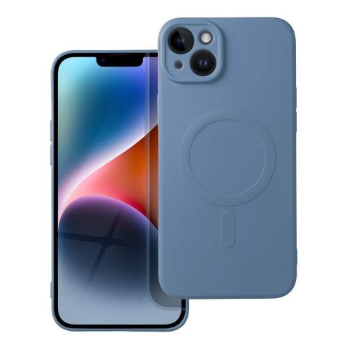 Ochranný silikonový kryt Mag Cover pro Apple iPhone 14 Plus, modrá