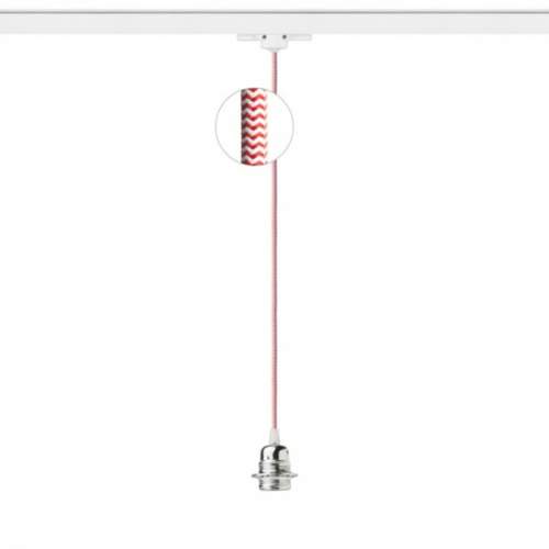 ELISA pro tříokr. lištu BA+ČE/BK+CHO 230V E27 28W - RED - DESIGN RENDL