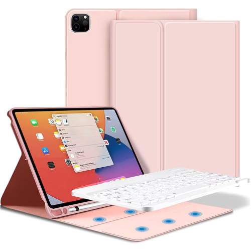 Tech-Protect SC Pen pouzdro s klávesnicí na iPad Pro 11'' růžové