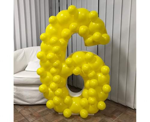 Godan Konstrukce na balónky - Číslo 6 - 120 x 80 cm