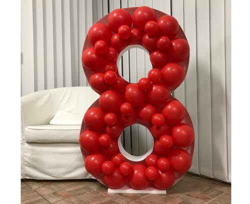 Godan Konstrukce na balónky - Číslo 8 - 120 x 76 cm
