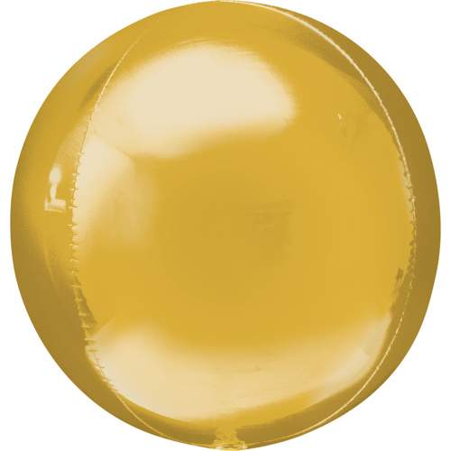 Amscan Foliový balonek jumbo koule Orbz XL zlatý 53 cm