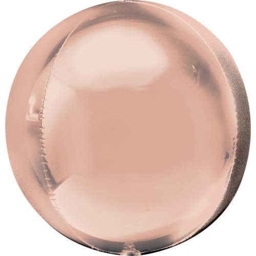 Amscan Foliový balonek jumbo koule rosegold 53 cm