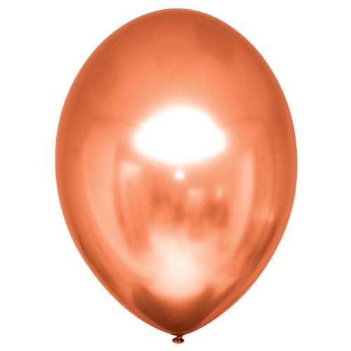 Everts Balloons Dekorační chromový balonek Jantarový 13 cm - 100 ks - CH06