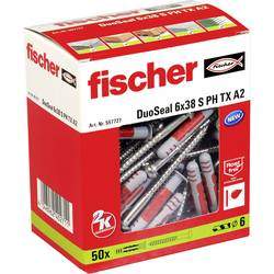 FISCHER DuoSeal 6*38 S se šroubem NEREZ A2 vodotěsná hmoždinka 557727