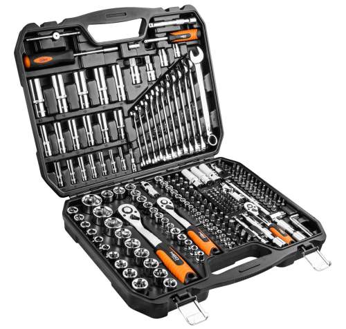 NEO tools Gola sada 1/2", 3/8", 1/4", 219 ks, CrV- 08-671