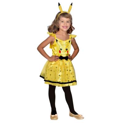 Amscan Detský kostým - Pikachu šaty Velikost - děti: M |