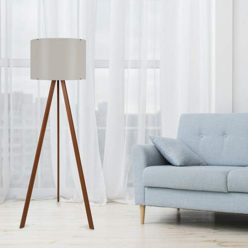 Opviq Stojací lampa AYD I 140 cm béžová