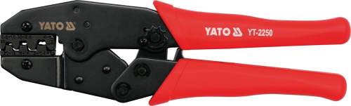 YATO Kleště 220mm lisovací na neizolované konektory YT-2250