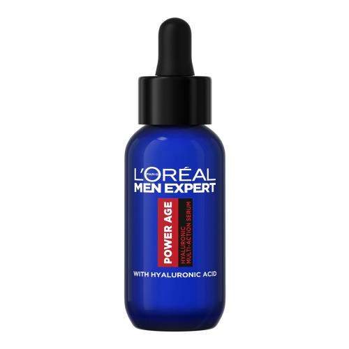 L'Oréal Paris Men Expert Power Age Hyaluronic Multi-Action Serum multifunkční sérum s kyselinou hyaluronovou 30 ml pro muže