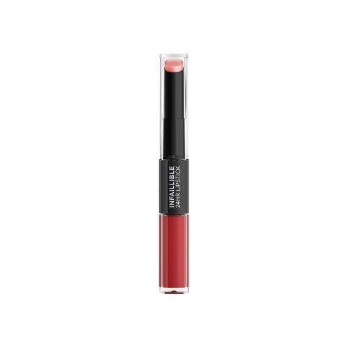 L'Oréal Paris Infaillible 24H Lipstick dlouhotrvající dvoufázová rtěnka 5 ml odstín 501 Timeless Red