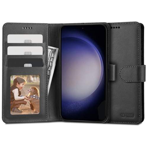 Tech-Protect Wallet pouzdro na Samsung Galaxy S23 Plus, černé