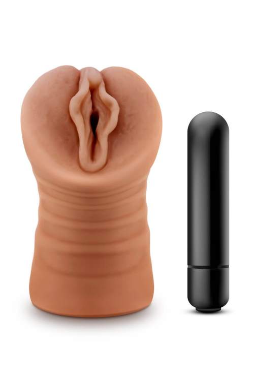 M For Men Sofia - vibrating artificial pussy (natural)