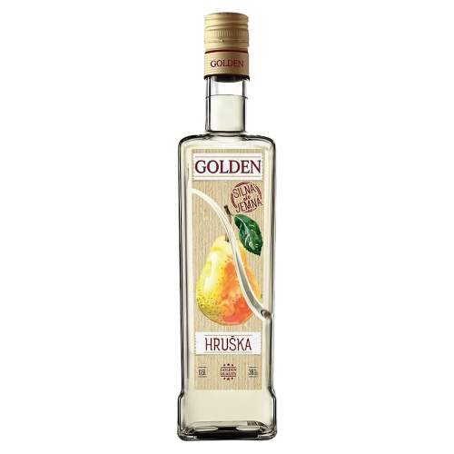 Hruška Golden 38% 0,5l (holá láhev)