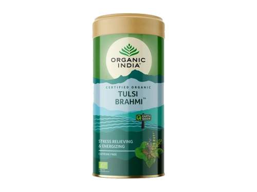 Organic India Čaj Tulsi Brahmi, sypaný bio 100 g