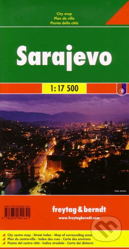 Sarajevo 1:17,5T/plán města