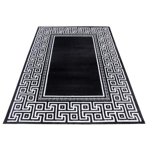 Ayyildiz koberce Kusový koberec Parma 9340 black - 160x230 cm Černá, Velké (190x270 cm a větší), Syntetický (umělý)