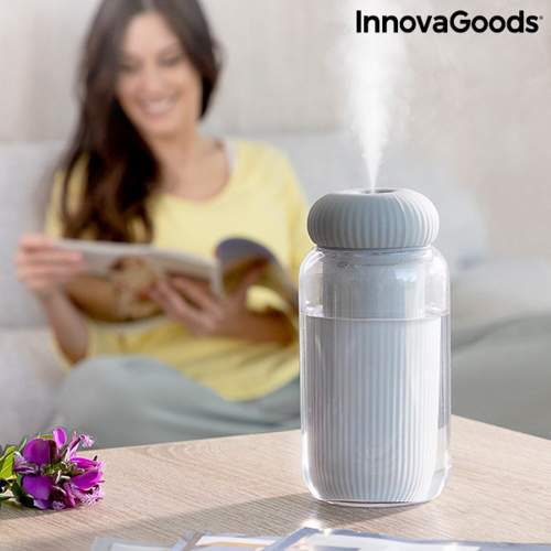 Ultrazvukový zvlhčovač a aroma difuzér s LED Stearal InnovaGoods