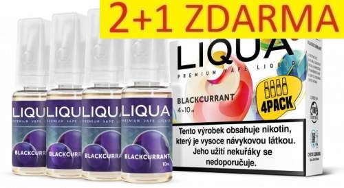 Ritchy (Liqua) Liquid LIQUA CZ Elements 4Pack Blackcurrant 4x10ml-6mg (černý rybíz)