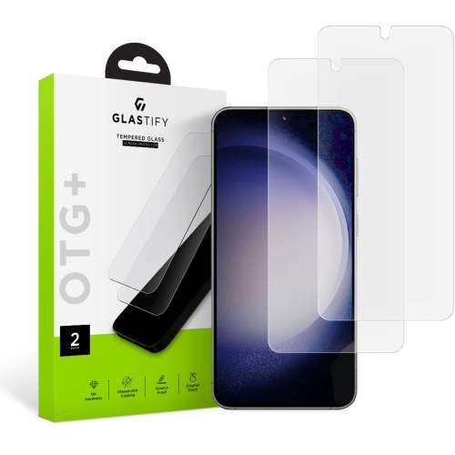 Glastify OTG+ Samsung Galaxy S23 Clear [2 PACK]