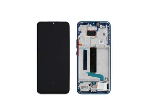 LCD + dotyk + rámeček pro Xiaomi Mi 10 Lite, aurora blue ( Service Pack )