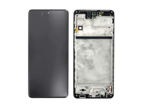 LCD + dotyk + rámeček pro Samsung Galaxy M52s 5G, black (Service Pack)