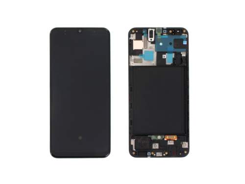 LCD + Touch + Frame Samsung Galaxy A50 A505 Black (Service Pack)