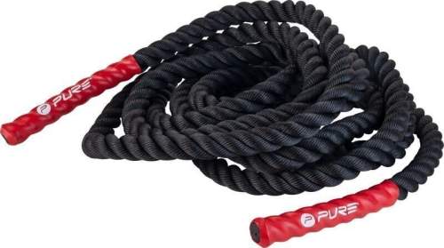Pure2Improve Lano na cvičení P2I Battle Rope 1,5 palce x 9 m Varianta: černá