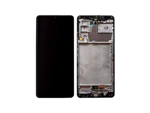 LCD + dotyk + rámeček pro Samsung Galaxy A42 5G, prism dot black ( Service Pack )