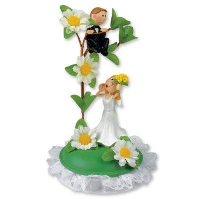 Gunthart Svatební figurka na dort 1ks ženich na stromě 145mm
