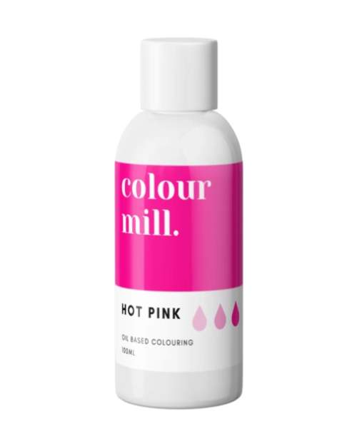 Olejová barva 100ml vysoce koncentrovaná tmavě růžová - colour mill