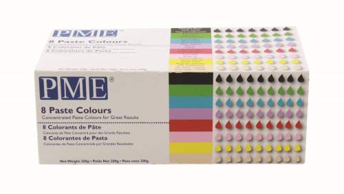 PME Sada gelových barev – 8 ks PME
