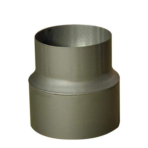 Eurometal Redukce trubková 180/150 mm (d.160 mm), silnostěnná, černá