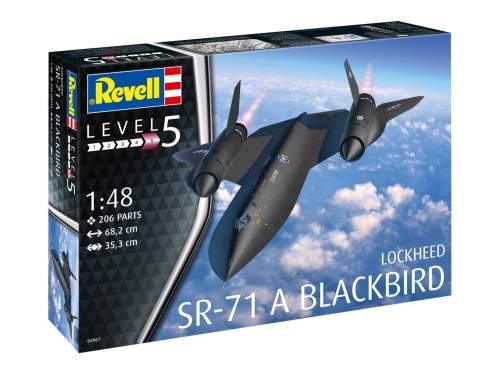 Revell Plastic ModelKit letadlo 04967 Lockheed SR-71 A Blackbird 1:48