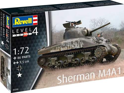 REVELL Plastic ModelKit tank 03290 - Sherman M4A1 (1:72)