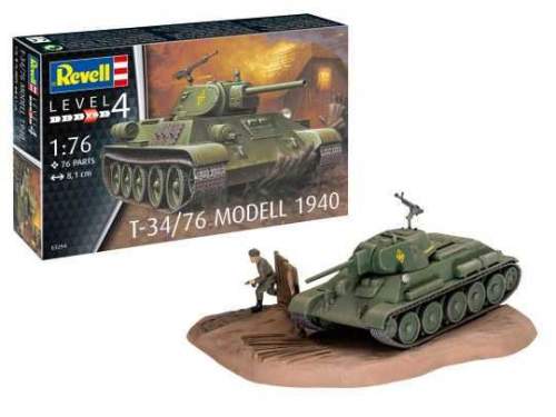 REVELL Plastic ModelKit tank 03294 - T-34/76 Modell 1940 (1:76)