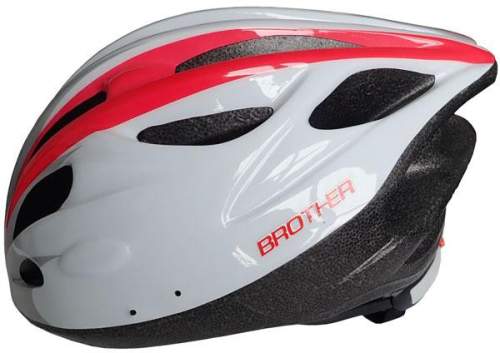 ACRA CSH31B-M bílá cyklistická helma velikost M (55-58cm)