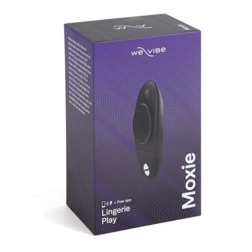 We-Vibe Moxie - cordless, radio, smart clitoral vibrator (black)