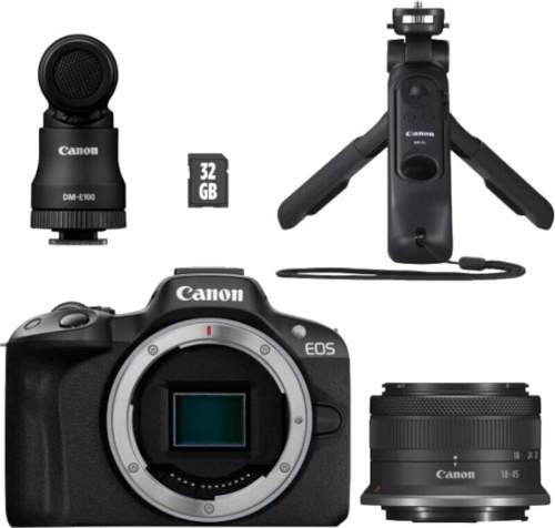 CANON EOS R50 černý + RF-S 18-45 mm CREATOR KIT