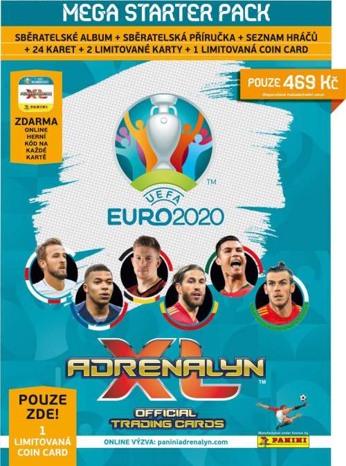 Panini EURO 2020 ADRENALYN - starter set