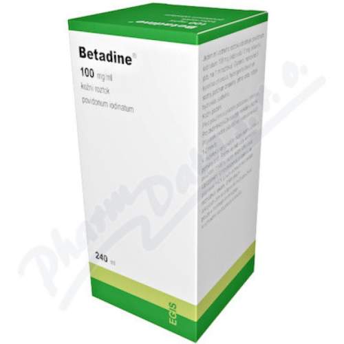 Betadine 100mg/ml drm.sol.240ml