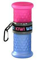 Cestovní láhev 2in1 růžovo-modrá 750+500ml KW Kiwi Walker