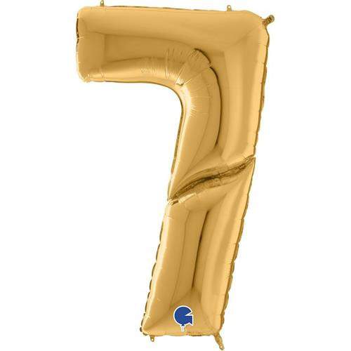 Grabo Balloons Foliová číslice - zlatá 7 - 163 cm