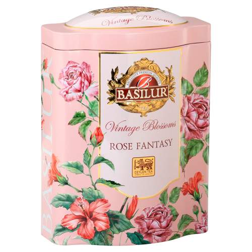 Basilur Vintage Blossoms Rose Fantasy plech 100 g