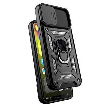 Slide Camera Armor Case obal, iPhone 12 Pro, černý
