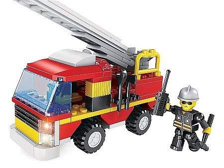 Stavebnice BuildMeUP - Fire rescue 132 ks (CENA ZA 1 ks)